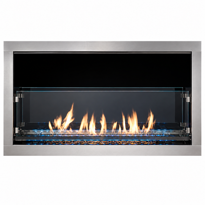 Superior VRE4672 72" Linear Outdoor Ventless Gas Fireplace With Electronic Ignition