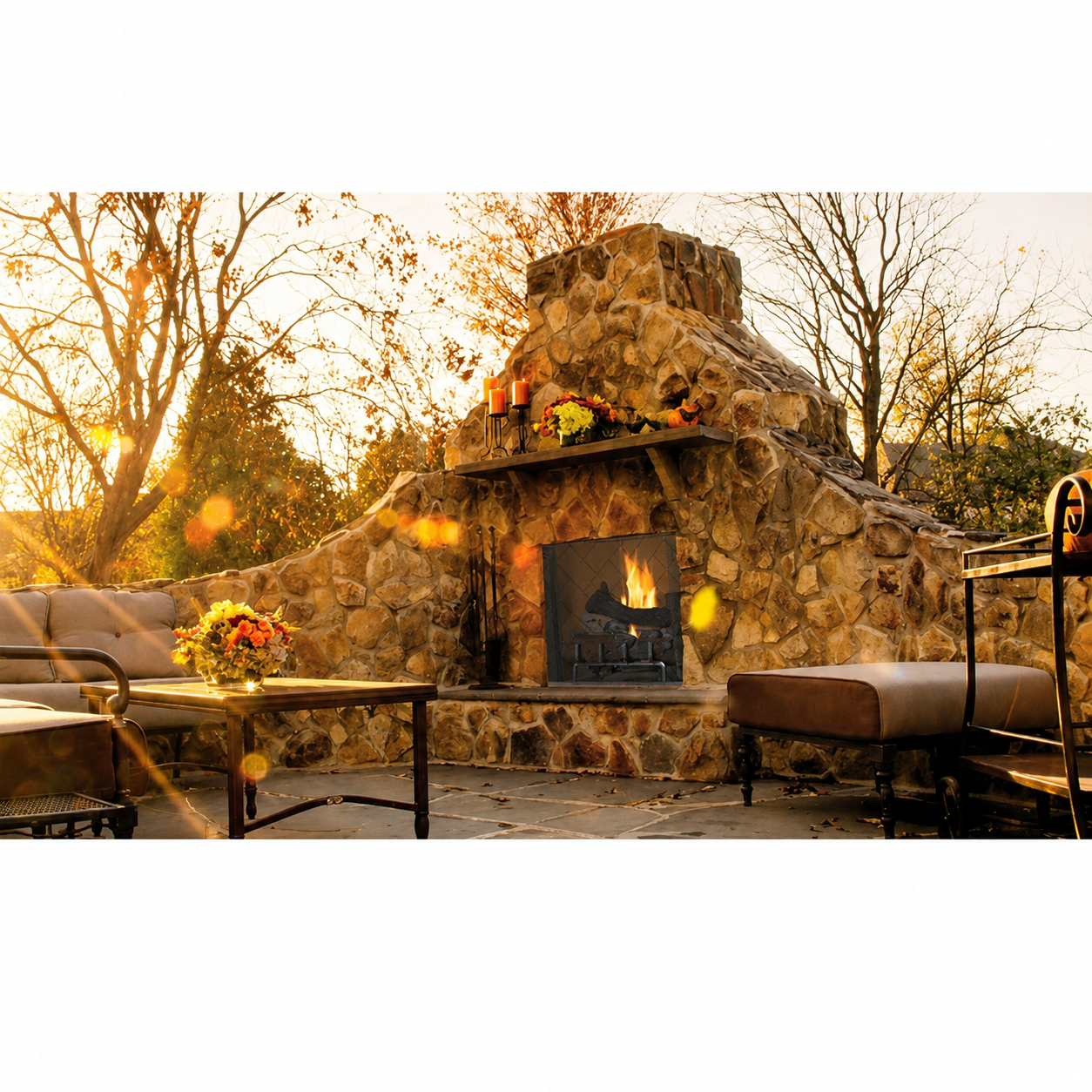 Superior VRE6036 36" Traditional Outdoor Vent-Free Firebox