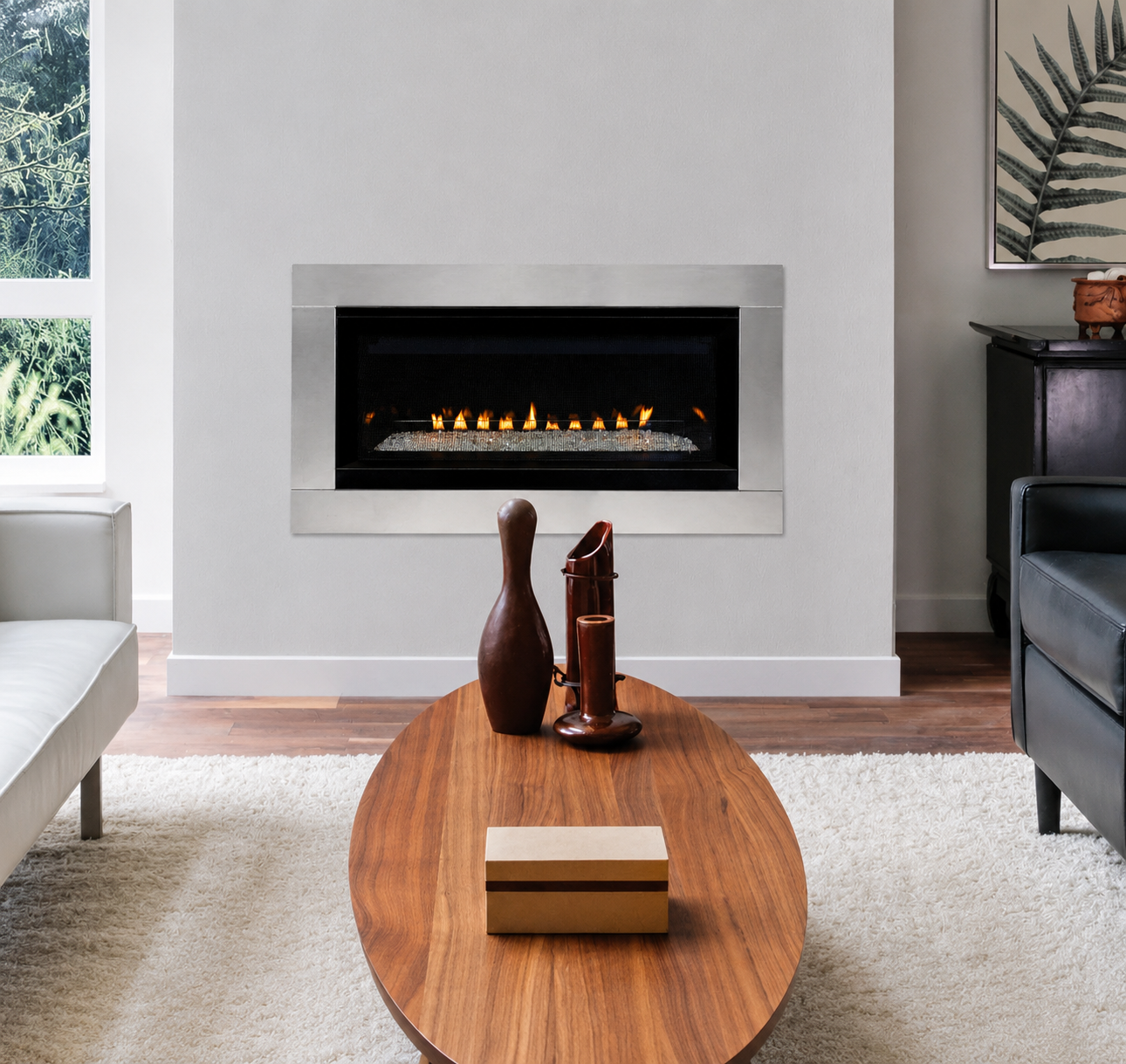 Superior VRL3055 55 Linear Vent Free Gas Fireplace With Electronic Ignition