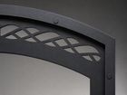 Superior WCT6940-FAC-BLK Black Smooth Steel Facade