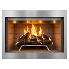 Superior WRE3042 42" Traditional Outdoor Wood Fireplace With Refractory Panels