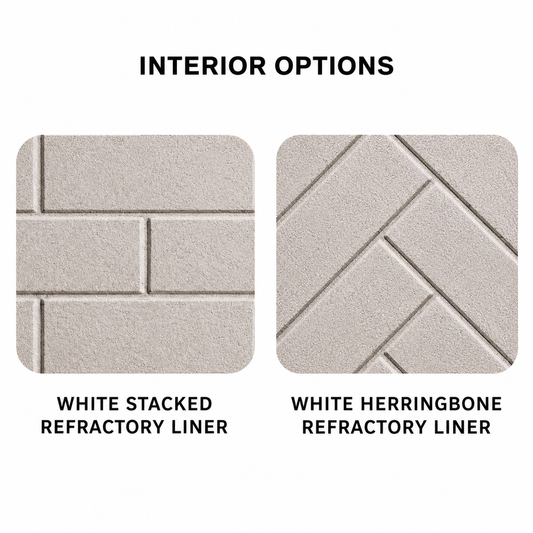 Superior WRE4536 36" Traditional Outdoor Wood Fireplace With Refractory Panels