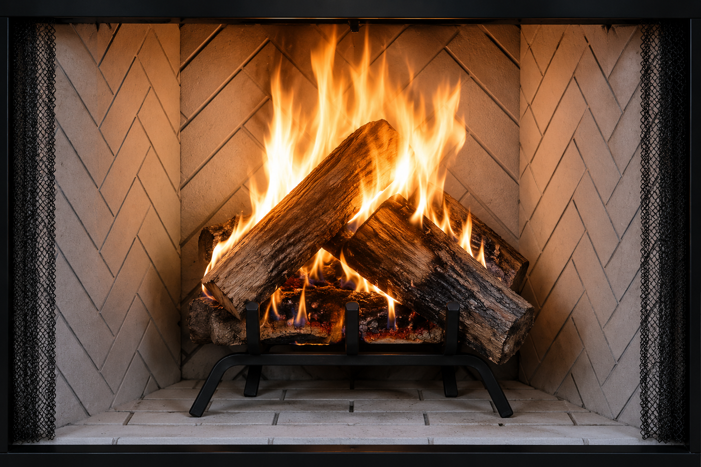 Superior WRT3538 38" Traditional Wood Fireplace With Refractory Panels