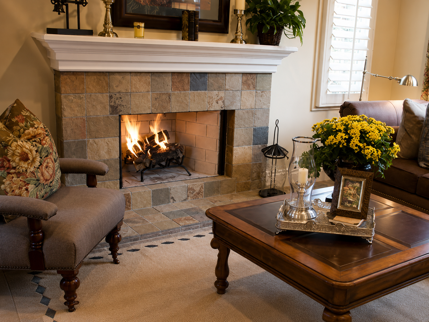 Superior WRT3543 43" Traditional Wood Fireplace With Refractory Panels
