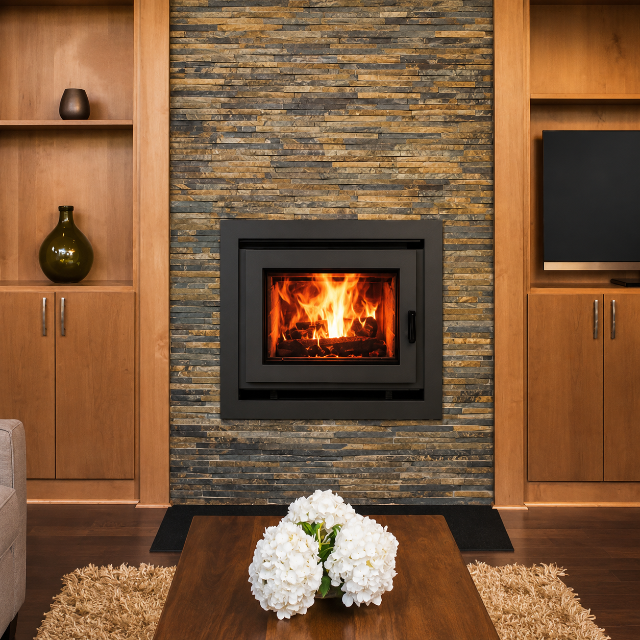 Superior WRT3920 20" EPA Certified Traditional Wood Fireplace With Refractory Panels