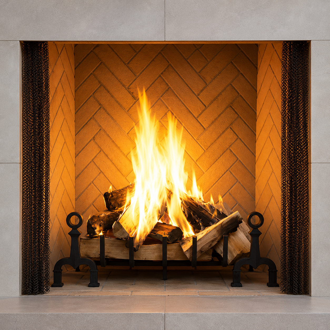 Superior WRT8048 48" Traditional Indoor Wood Burning Masonry Fireplace