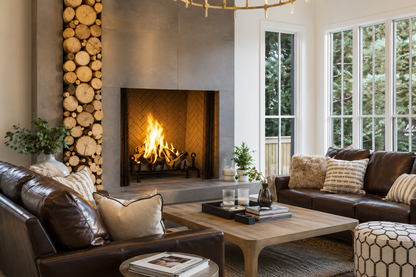 Superior WRT8048 48" Traditional Indoor Wood Burning Masonry Fireplace