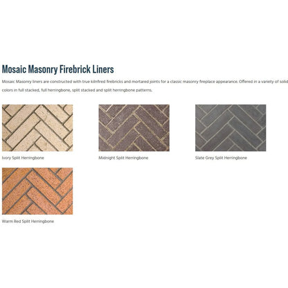 Superior WRT8048 48" Traditional Indoor Wood Burning Masonry Fireplace