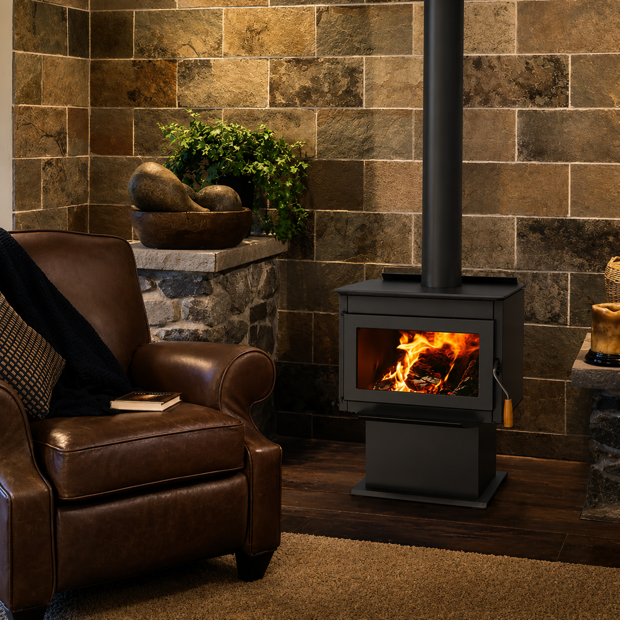 Superior WXS2016 24" High-Efficiency EPA Certified Freestanding Wood Stove