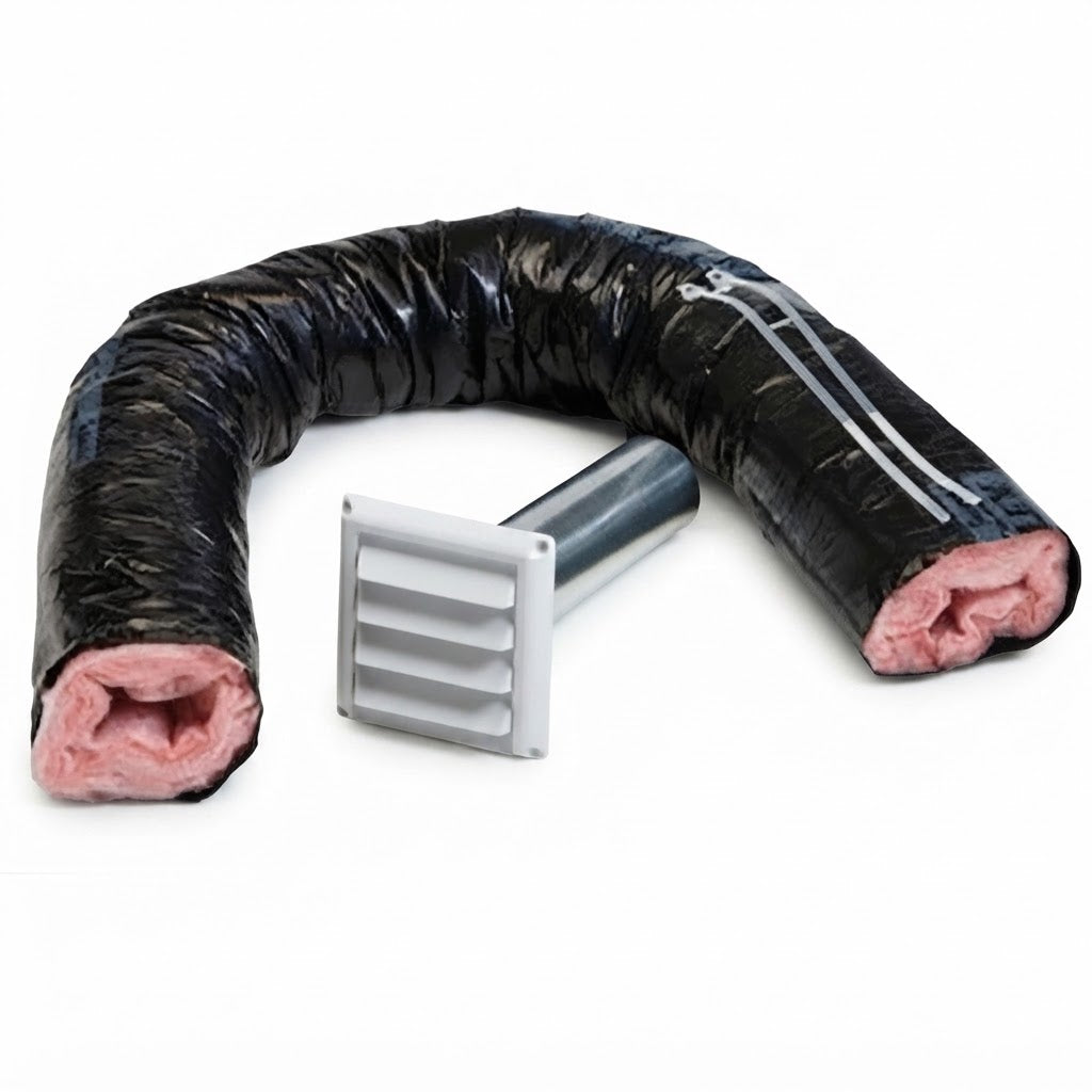 Ventis AC01240 3" x 5' Fresh Air Intake Kit for Pellet Stove