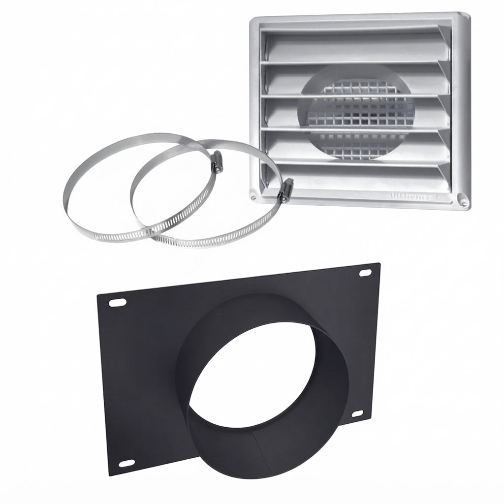 Ventis AC01336 5" Fresh Air Intake Kit for Wood Burning Stoves