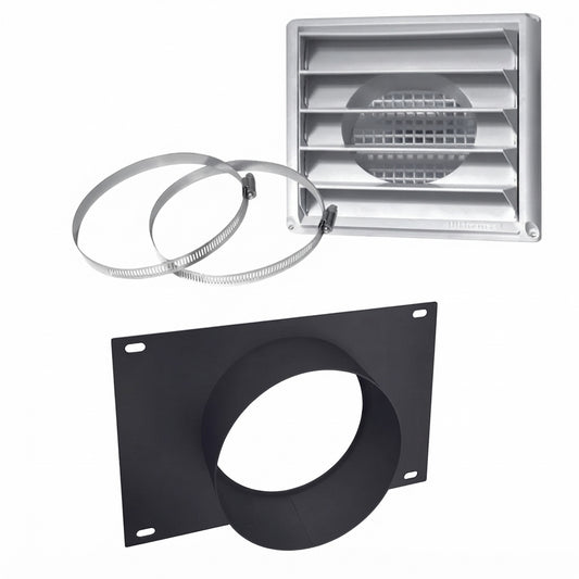 Ventis AC01336 5" Fresh Air Intake Kit for Wood Burning Stoves