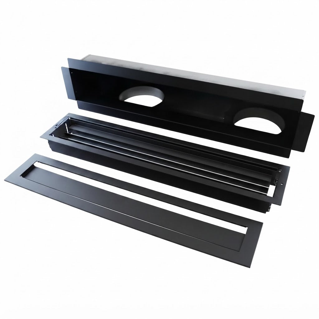 Ventis AC01376 Black Modern Hot Air Gravity Kit for ME300 Wood Burning Fireplace