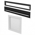 Ventis AC01378 Black Modern Warm Air Circulation Grille for HE350 Wood Burning Fireplace
