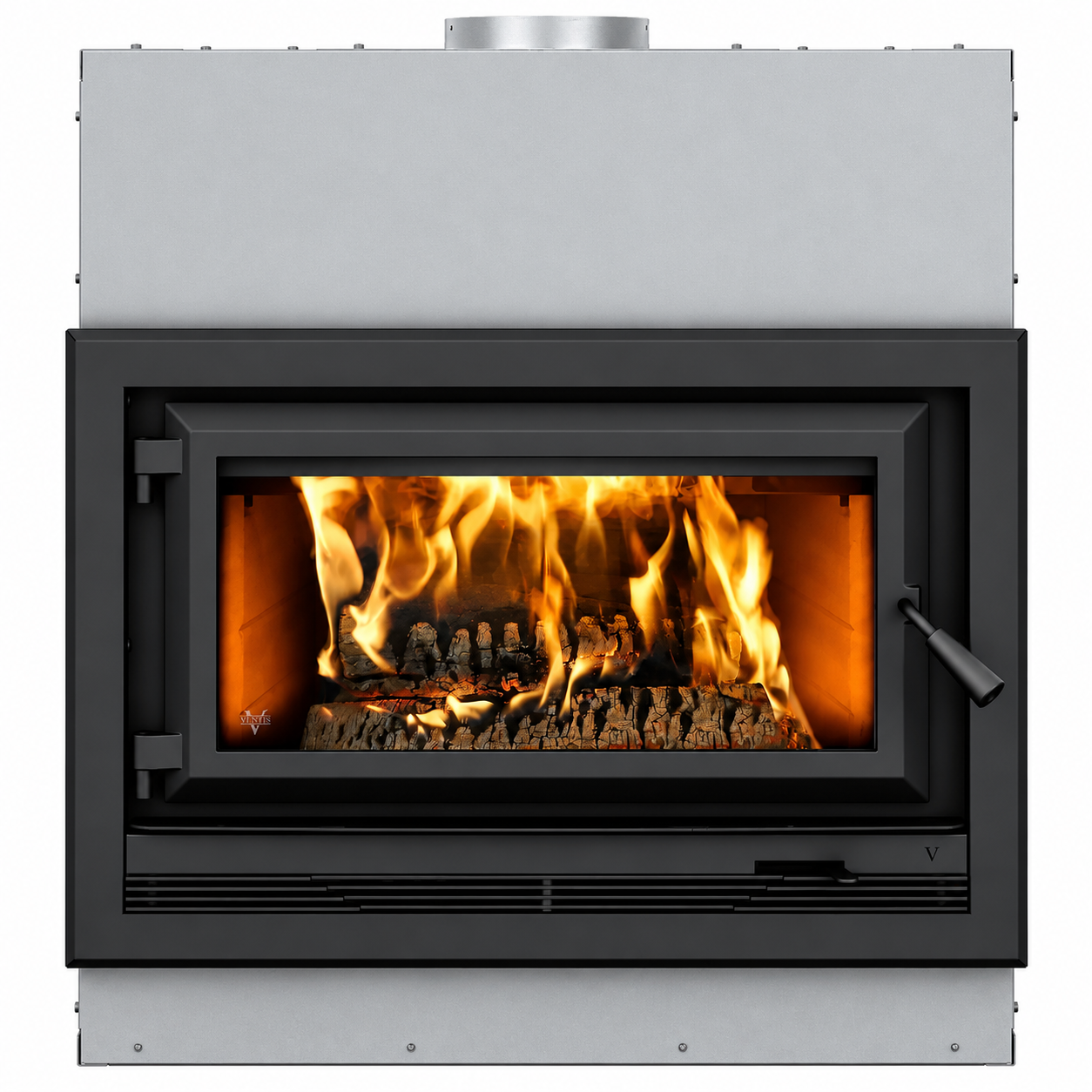 Ventis HE275CF EPA Certified 37" Large Black High-Efficiency Wood Fireplace