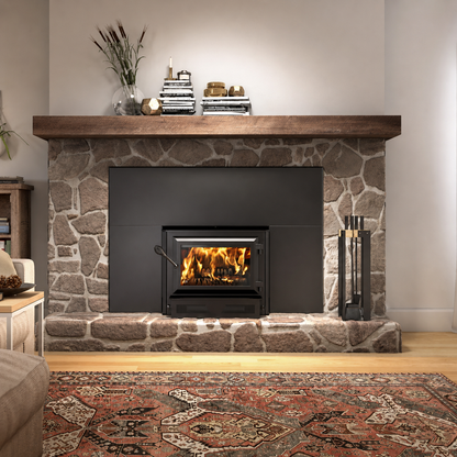 Ventis HEI170 EPA Certified 27" Black Medium Wood Fireplace Insert (30% Tax Credit Qualified)