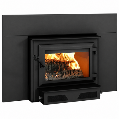 Ventis HEI240 EPA Certified 28" Black Large Wood Fireplace Insert (30% Tax Credit Qualified)