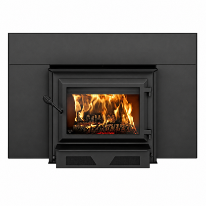 Ventis HEI350 EPA Certified 30" Black Extra Large Wood Fireplace Insert (30% Tax Credit Qualified)