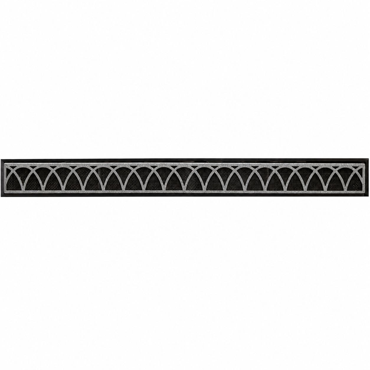 Empire DVG3AHP Hammered Pewter Arch Louvers for 42" Fireplace and Firebox